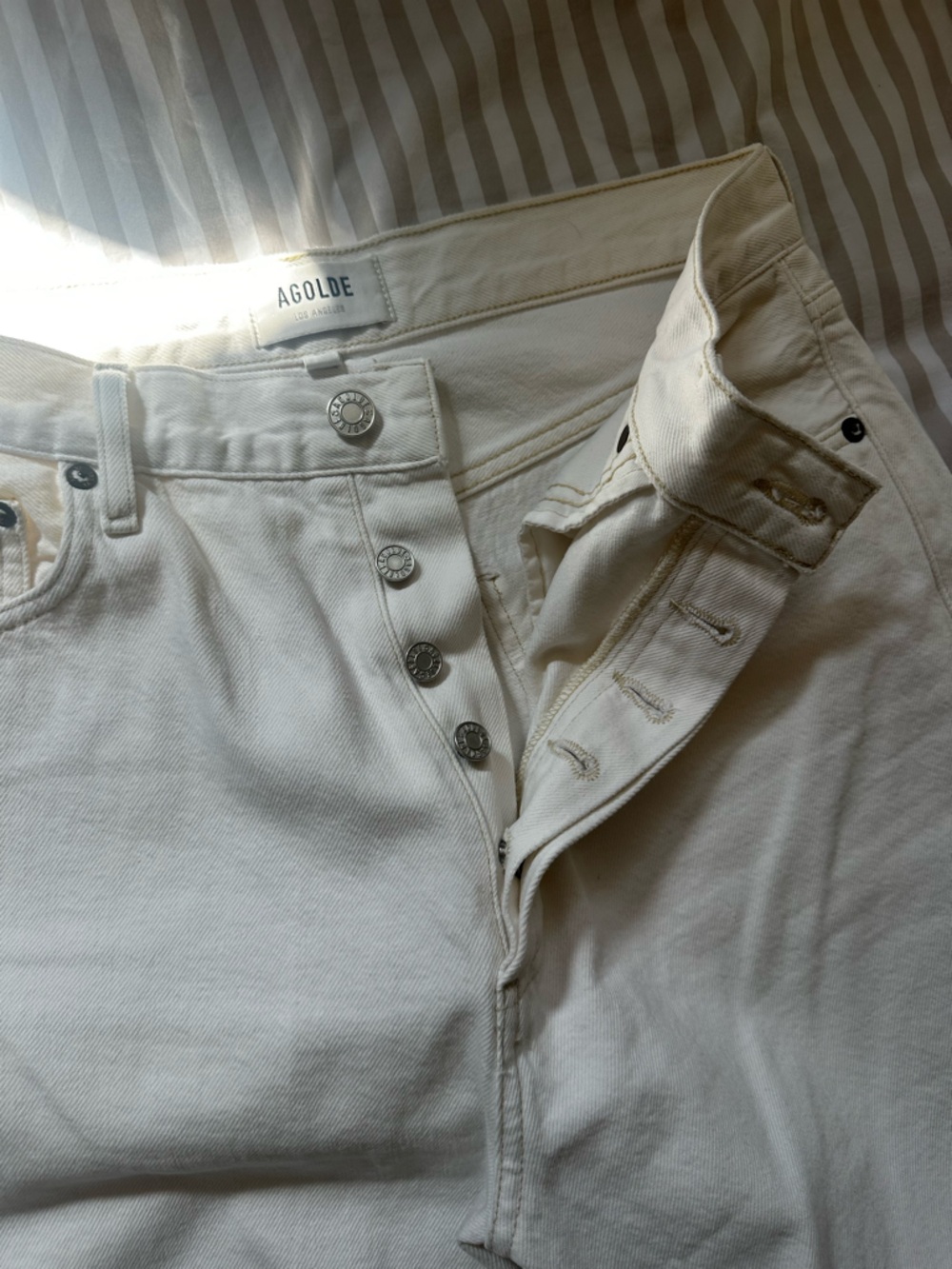 Agolde 90’s Pinch Waist in Drum - Picture 6 of 8